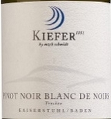 基弗酒莊經(jīng)典黑皮諾黑中白干白葡萄酒(Weingut Kiefer Klassiker Pinot Noir Blanc de Noirs Qba Trocken, Kaiserstuhl, Baden, Germany)