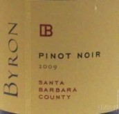 拜倫黑皮諾干紅葡萄酒（圣芭芭拉縣）(Byron Pinot Noir, Santa Barbara County, USA)