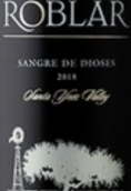 羅布萊莊園眾神之血紅葡萄酒(Roblar Winery Sangre De Dioses , Santa Barbara County, USA)