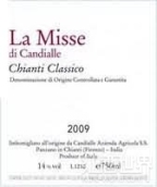 坎迪阿勒酒莊坎迪阿勒之歌經(jīng)典基安帝紅葡萄酒(Candialle La Misse di Candialle Chianti Classico DOCG, Tuscany, Italy)