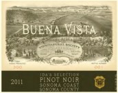 維斯塔社會艾達(dá)精選黑皮諾干紅葡萄酒(Buena Vista Winery Vinicultural Society Ida's Selection Pinot Noir, Carneros, USA)