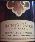 圣特谷酒莊白仙粉黛桃紅葡萄酒(Saint's Valley Winery White Zinfandel, Monterey County, USA)