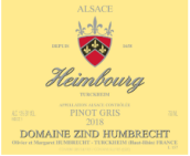 鴻布列什酒莊翰伯格園灰皮諾白葡萄酒(Domaine Zind-Humbrecht Heimbourg Pinot Gris, Alsace, France)