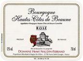 露丹-費(fèi)朗上伯恩丘桃紅葡萄酒(Domaine Henri Naudin-Ferrand Bourgogne Hautes Cotes de Beaune Rose, Cotes de Beaune, France)