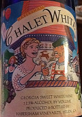 哈博沙酒莊沙萊白葡萄酒(Habersham Chalet White, Georgia, USA)