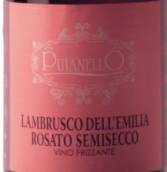 普亞萊洛藍布魯斯科半干型桃紅葡萄酒(Cantina Puianello Lambrusco dell'Emilia Rosato Semisecco, Emilia-Romagna, Italy)