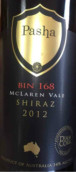 帕莎BIN168西拉干紅葡萄酒(Pasha BIN 168 Shiraz, McLaren Vale, Australia)