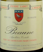 皮爾拉貝酒莊上瑪戈尼（伯恩村）白葡萄酒(Domaine Pierre Labet Clos du Dessus des Marconnets Blanc, Beaune, France)