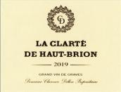 克蘭特侯伯王白葡萄酒(La Clarte de Haut-Brion Blanc, Pessac-Leognan, France)