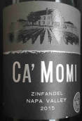 查夢迷酒莊仙粉黛紅葡萄酒(Ca' Momi Zinfandel, Napa Valley, USA)