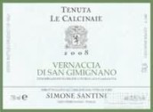 卡爾西納酒莊維奈西卡白葡萄酒(Le Calcinaie Vernaccia di San Gimignano DOCG, Tuscany, Italy)