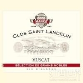 雷内·穆勒酒庄克洛圣兰德麝香精选贵腐甜白葡萄酒(Rene Mure Muscat Vorbourg Clos Saint Landelin Selection de Grains Nobles, Alsace Grand Cru, France)