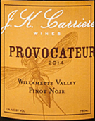 卡利耶起事者黑皮諾干紅葡萄酒(J.K.Carriere Provocateur Pinot Noir, Willamette Valley, USA)