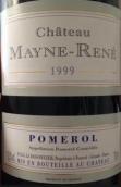 梅恩雷內(nèi)酒莊干紅葡萄酒(Chateau Mayne-Rene, Pomerol, France)