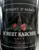 卡爾謝父子酒莊阿爾薩斯傳統(tǒng)法起泡酒(Domaine Robert Karcher et Fils Cremant d'Alsace Methode Traditionnelle, Alsace, France)