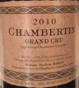 夏洛普莊園（香貝丹特級(jí)園）紅葡萄酒(Domaine Philippe Charlopin Chambertin Grand Cru, Cote de Nuits, France)