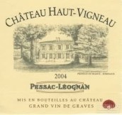 奥维诺酒庄红葡萄酒(Chateau Haut-Vigneau, Pessac-Leognan, France)