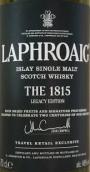 拉弗格1815遺贈(zèng)版蘇格蘭單一麥芽威士忌(Laphroaig The 1815 Legacy Edition Single Malt Scotch Whisky, Islay, UK)