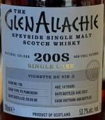 格里纳拉奇2008年份单桶14年苏格兰单一麦芽威士忌(The GlenAllachie 2008 Single Cask Aged 14 Years Single Malt Scotch Whisky, Speyside, UK)