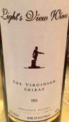 燈景弗吉尼亞西拉干紅葡萄酒(Light's View Wines The Virginian Shiraz, Adelaide Plains, Australia)