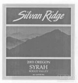 森林山脊西拉干紅葡萄酒(Silvan Ridge Syrah, Rogue Valley, USA)