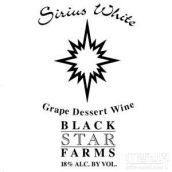 黑星農(nóng)場(chǎng)天狼星甜白葡萄酒(Black Star Farms Sirius White Dessert Wine, Old Mission Peninsula, USA)