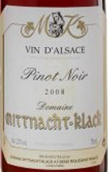 米特·克拉克酒莊黑皮諾干紅葡萄酒(Domaine Mittnacht-Klack Pinot Noir, Alsace, France)