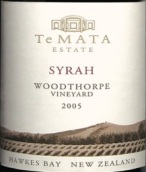 德邁伍德索普西拉紅葡萄酒(Te Mata Estate Woodthorpe Syrah, Hawke's Bay, New Zealand)