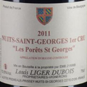 杜布瓦酒莊伯雷-圣喬治（夜圣喬治一級園）紅葡萄酒(Louis Liger Dubois Les Porets Saint-Georges, Nuits-Saint-Georges 1er Cru, France)