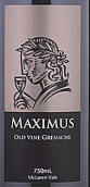 馬克西姆斯酒莊頂級老藤歌海娜干紅葡萄酒(Maximus Wines Premium Old Vine Grenache, McLaren Vale, Australia)