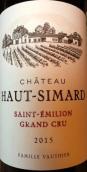 上西馬酒莊紅葡萄酒(Chateau Haut-Simard, Saint-Emilion Grand Cru, France)