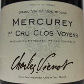 威洛酒園沃彥（梅爾居雷一級(jí)園）紅葡萄酒(Charles Vienot Clos Voyens, Mercurey 1er Cru, France)