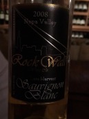 岩壁酒庄迟摘长相思甜白葡萄酒(Rock Wall Late Harvest Sauvignon Blanc, Napa Valley, USA)