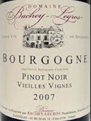 巴舍-勒格羅老藤黑皮諾干紅葡萄酒(Domaine Bachey-Legros Bourgogne Vielles Vignes Pinot Noir, Burgundy, France)