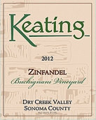 奇汀酒莊布池娜仙粉黛干紅葡萄酒(Keating Buchignani Zinfandel, Dry Creek Valley, USA)