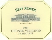 Sepp Moser Schnabel Gruner Veltliner, Kremstal, Austria