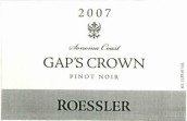 Roessler Cellars Gap's Crown Pinot Noir, Sonoma Coast, USA