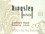 金斯利酒莊金伯樂之路珍藏紅葡萄酒(Kingsley Estate Gimblett Road Reserve, Hawke's Bay, New Zealand)