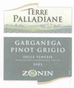 卓林帕拉黛灰皮諾干白葡萄酒(Zonin Terre Palladiane Pinot Grigio Delle Venezie, Italy)