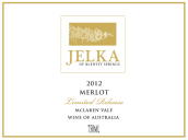 喬卡酒莊限量版梅洛干紅葡萄酒(Jelka Limited Release Merlot, McLaren Vale, Australia)