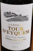 小艾姆庄园红葡萄酒(Chateau Tour D'Eyquem, Cotes de Bourg, France)