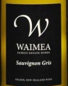 威美亞酒莊灰蘇維翁白葡萄酒(Waimea Sauvignon Gris, Nelson, New Zealand)