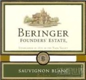 貝靈哲創(chuàng)始園長相思干白葡萄酒(Beringer Founders Estate Sauvignon Blanc, California, USA)