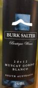 波克肖特酒莊亞歷山大麝香甜白葡萄酒(Burk Salter Wines Muscat Gordo Blanco, South Australia, Australia)