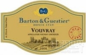 巴頓嘉斯蒂金牌武弗雷干白葡萄酒(Barton & Guestier Gold Label Vouvray, Loire, France)