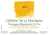 蒙特涅莊園獨享（夏山-蒙哈榭一級園）白葡萄酒(Chateau de la Maltroye Clos du Chateau de la Maltroye Monopole, Chassagne-Montrachet 1er Cru, France)