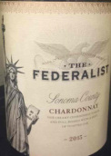 聯(lián)邦派霞多麗干白葡萄酒(The Federalist Chardonnay, Sonoma County,USA)