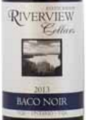 河景酒莊黑巴科干紅葡萄酒(Riverview Cellars Winery Baco Noir, Ontario, Canada)