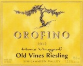 奧羅菲諾荷馬園老藤雷司令半甜白葡萄酒(Orofino Vineyards Home Vineyard Old Vine Riesling, Similkameen Valley, Canada)