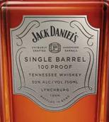 杰克丹尼單桶100美制酒度田納西威士忌(Jack Daniel's Single Barrel 100 Proof Tennessee Whiskey, Tennessee, USA)